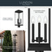 Kichler - 59166BK - Three Light Outdoor Post Lantern - Lundon - Black