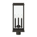 Kichler - 59166OZ - Three Light Outdoor Post Lantern - Lundon - Olde Bronze