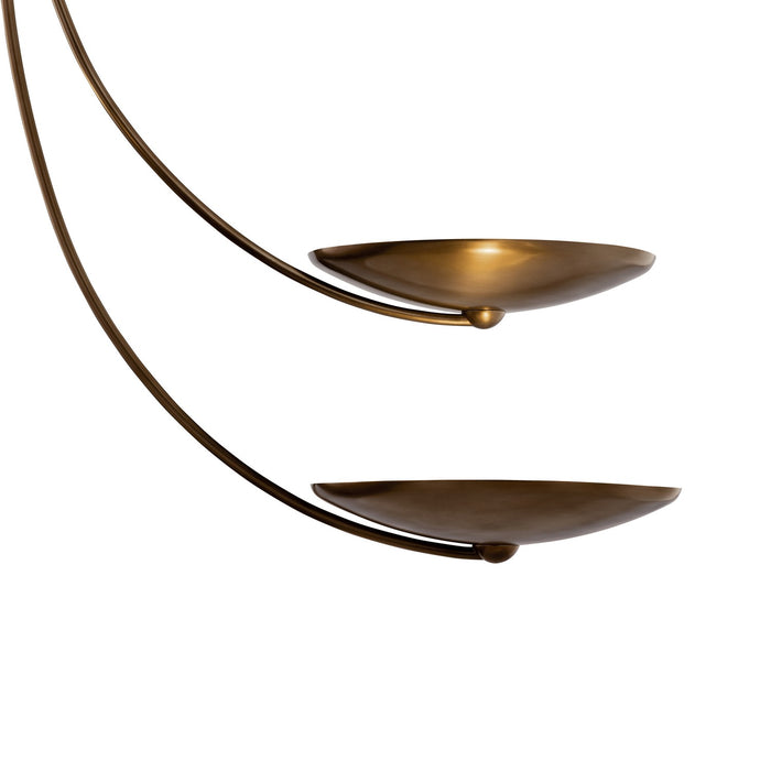 Kichler - 52857LBRLBZ - Six Light Chandelier - Palmela - Lacquered Brass