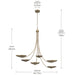Kichler - 52857CPZ - Six Light Chandelier - Palmela - Champagne Bronze