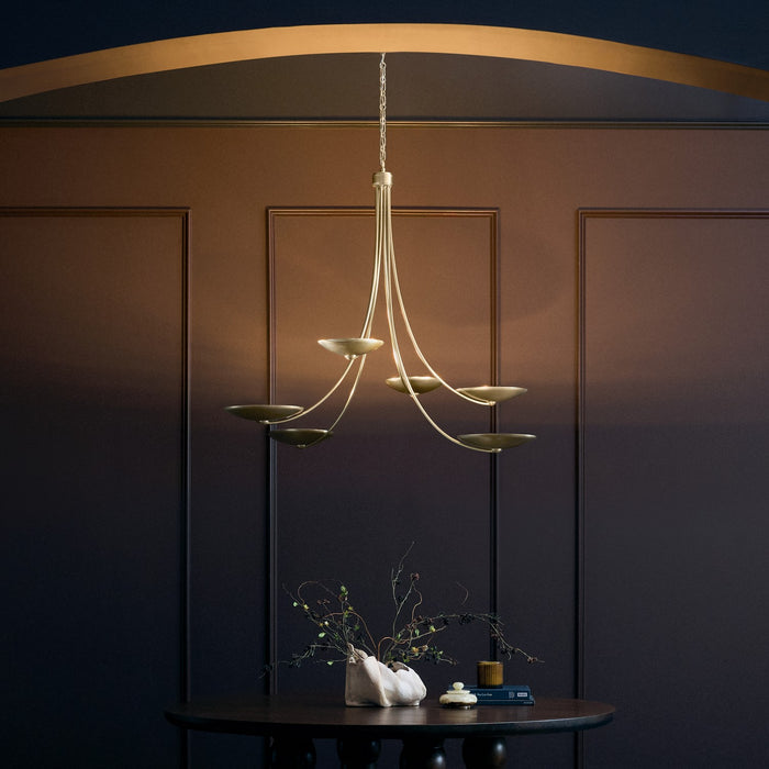 Kichler - 52857CPZ - Six Light Chandelier - Palmela - Champagne Bronze