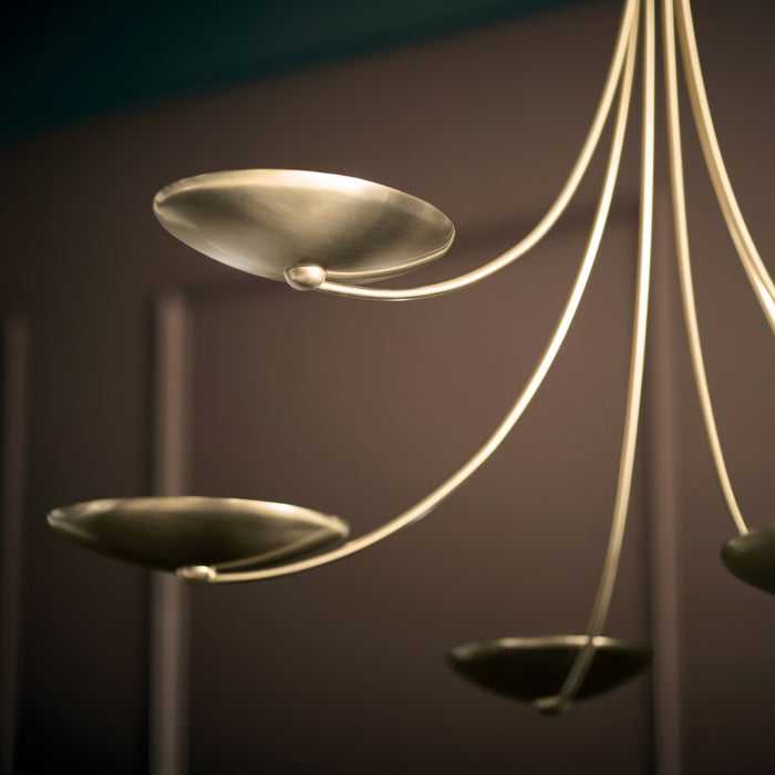 Kichler - 52857CPZ - Six Light Chandelier - Palmela - Champagne Bronze
