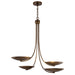 Kichler - 52855LBRLBZ - Four Light Chandelier - Palmela - Lacquered Brass