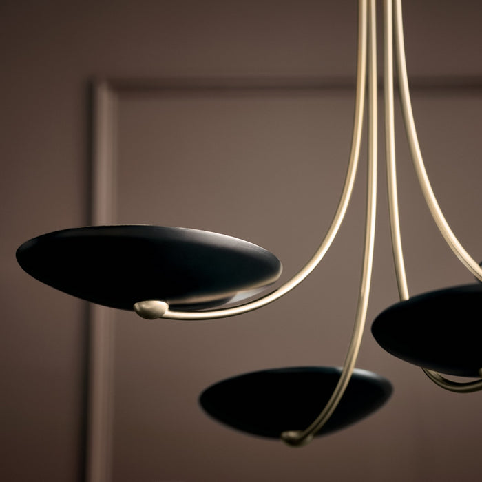 Kichler - 52855CPZBK - Four Light Chandelier - Palmela - Champagne Bronze