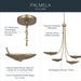 Kichler - 52855CPZ - Four Light Chandelier - Palmela - Champagne Bronze