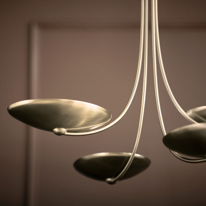 Kichler - 52855CPZ - Four Light Chandelier - Palmela - Champagne Bronze