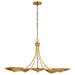 Kichler - 52856LBR - Five Light Chandelier - Palmela - Lacquered Brass