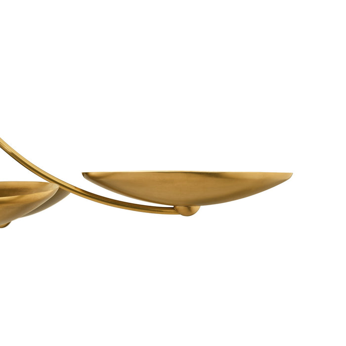 Kichler - 52856LBR - Five Light Chandelier - Palmela - Lacquered Brass