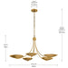 Kichler - 52856LBR - Five Light Chandelier - Palmela - Lacquered Brass