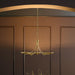 Kichler - 52856LBR - Five Light Chandelier - Palmela - Lacquered Brass