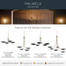 Kichler - 52856CPZBK - Five Light Chandelier - Palmela - Champagne Bronze