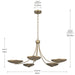 Kichler - 52856CPZ - Five Light Chandelier - Palmela - Champagne Bronze