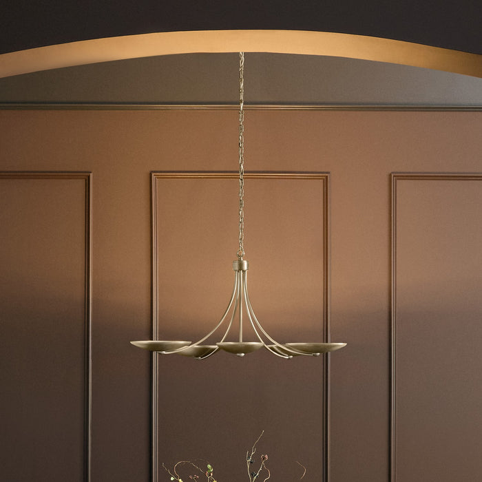 Kichler - 52856CPZ - Five Light Chandelier - Palmela - Champagne Bronze