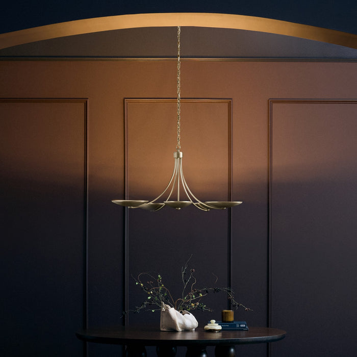 Kichler - 52856CPZ - Five Light Chandelier - Palmela - Champagne Bronze