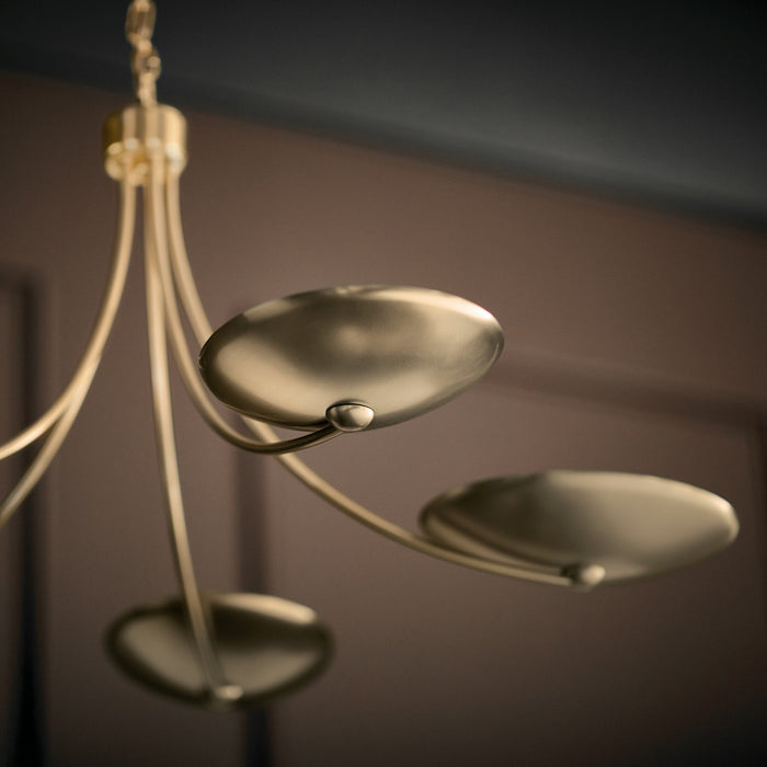 Kichler - 52856CPZ - Five Light Chandelier - Palmela - Champagne Bronze