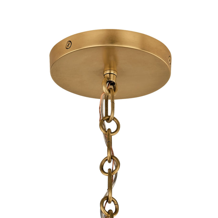 Kichler - 52854LBR - Four Light Chandelier/Semi Flush - Palmela - Lacquered Brass