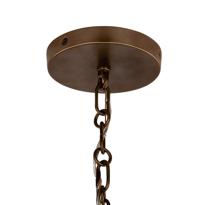 Kichler - 52854LBRLBZ - Four Light Chandelier/Semi Flush - Palmela - Lacquered Brass