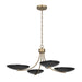 Kichler - 52854CPZBK - Four Light Chandelier/Semi Flush - Palmela - Champagne Bronze