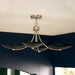 Kichler - 52854CPZBK - Four Light Chandelier/Semi Flush - Palmela - Champagne Bronze