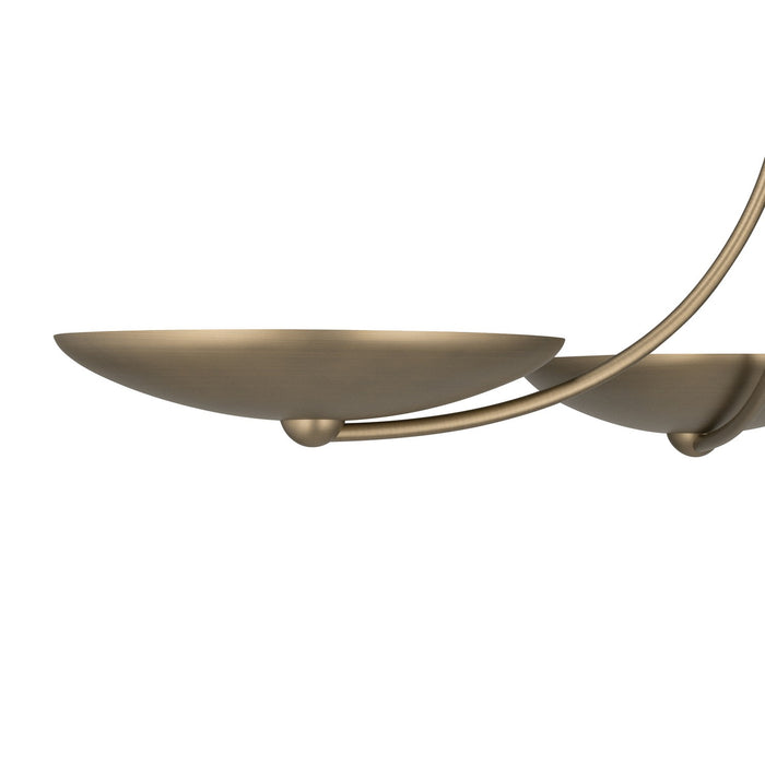 Kichler - 52854CPZ - Four Light Chandelier/Semi Flush - Palmela - Champagne Bronze