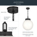Kichler - 52867BK - One Light Pendant - Andorra - Black