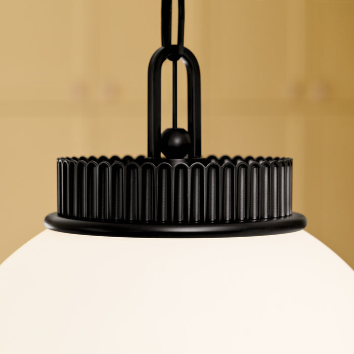 Kichler - 52867BK - One Light Pendant - Andorra - Black