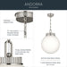 Kichler - 52867PN - One Light Pendant - Andorra - Polished Nickel