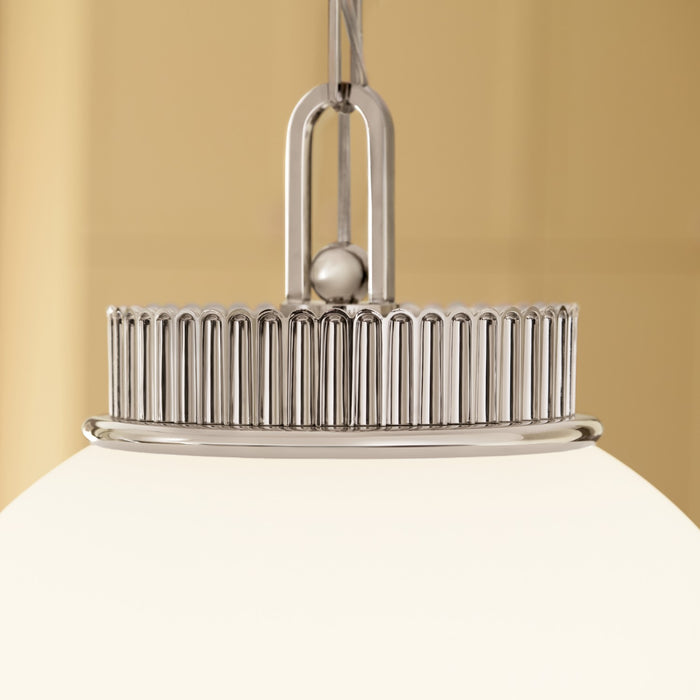 Kichler - 52867PN - One Light Pendant - Andorra - Polished Nickel