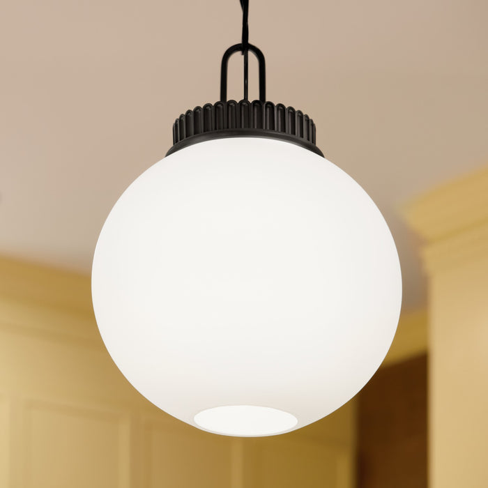 Kichler - 52866BK - One Light Pendant - Andorra - Black