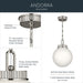 Kichler - 52866PN - One Light Pendant - Andorra - Polished Nickel