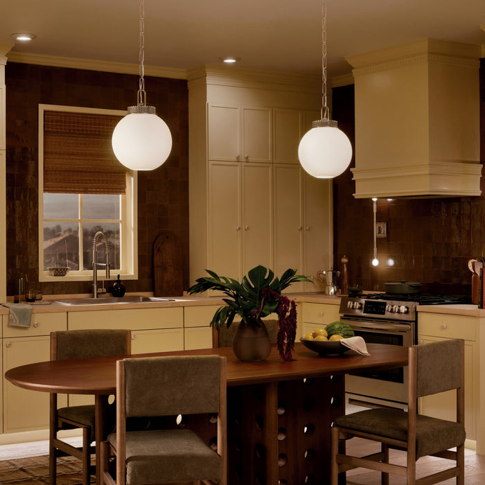 Kichler - 52866PN - One Light Pendant - Andorra - Polished Nickel