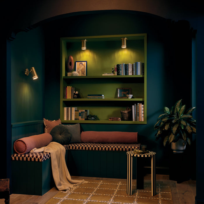 Kichler - 52840LBR - LED Wall Sconce - Ruehl - Lacquered Brass