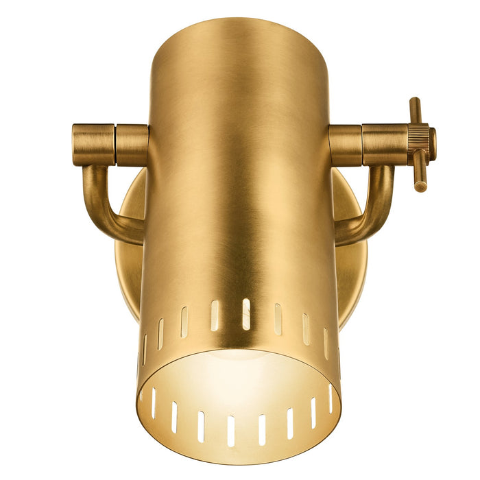 Kichler - 52840LBR - LED Wall Sconce - Ruehl - Lacquered Brass