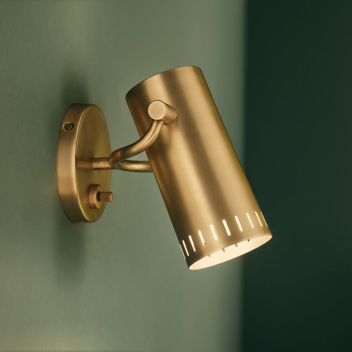 Kichler - 52840LBR - LED Wall Sconce - Ruehl - Lacquered Brass