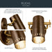 Kichler - 52840LBZ - LED Wall Sconce - Ruehl - Lacquered Bronze