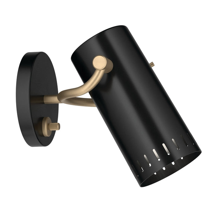 Kichler - 52840BK - LED Wall Sconce - Ruehl - Black