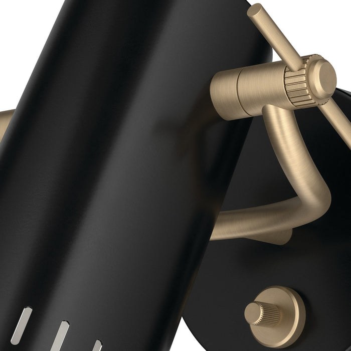 Kichler - 52840BK - LED Wall Sconce - Ruehl - Black