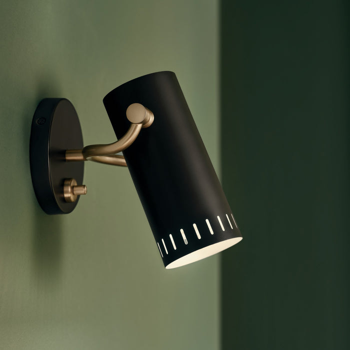 Kichler - 52840BK - LED Wall Sconce - Ruehl - Black