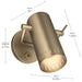 Kichler - 52840CPZ - LED Wall Sconce - Ruehl - Champagne Bronze