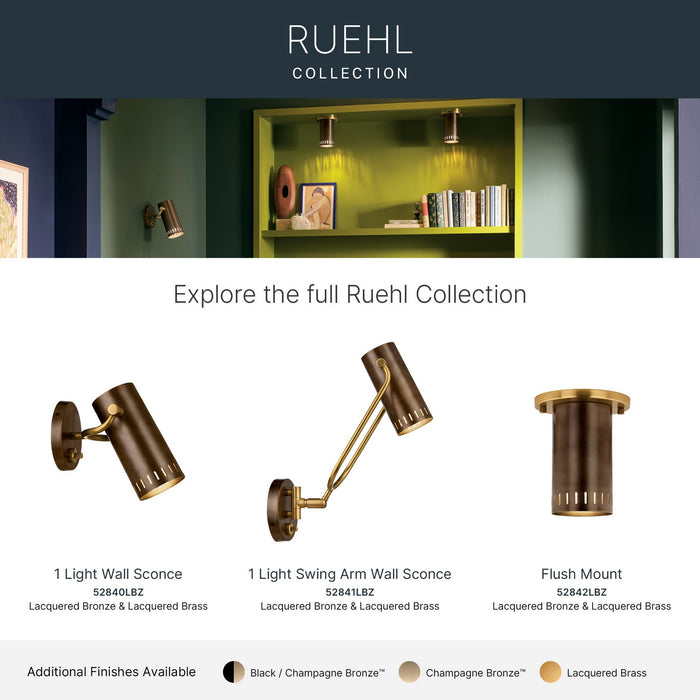 Kichler - 52841LBZ - LED Wall Sconce - Ruehl - Lacquered Bronze
