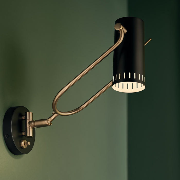 Kichler - 52841BK - LED Wall Sconce - Ruehl - Black