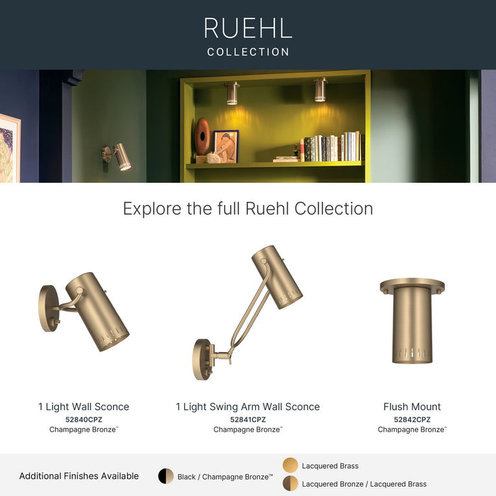 Kichler - 52841CPZ - LED Wall Sconce - Ruehl - Champagne Bronze