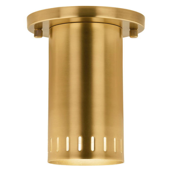 Kichler - 52842LBR - LED Flush Mount - Ruehl - Lacquered Brass