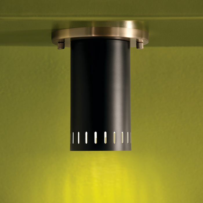 Kichler - 52842BK - LED Flush Mount - Ruehl - Black