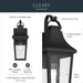 Kichler - 59193BKT - One Light Outdoor Wall Mount - Cleary - Textured Black