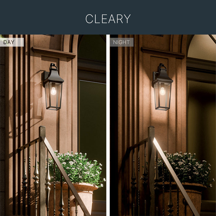 Kichler - 59194BKT - One Light Outdoor Wall Mount - Cleary - Textured Black
