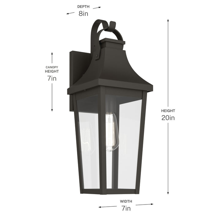 Kichler - 59194OZ - One Light Outdoor Wall Mount - Cleary - Olde Bronze