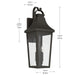 Kichler - 59195OZ - Two Light Outdoor Wall Mount - Cleary - Olde Bronze
