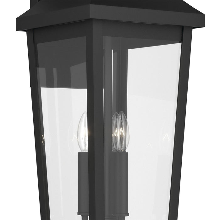 Kichler - 59196BKT - Three Light Outdoor Wall Mount - Cleary - Textured Black