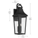 Kichler - 59196BKT - Three Light Outdoor Wall Mount - Cleary - Textured Black